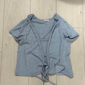 GARAGE Light Blue Women's Top